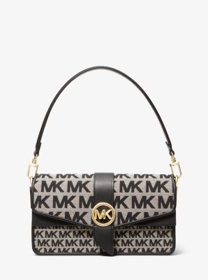Greenwich Medium Logo Jacquard Shoulder Bag - Image 2