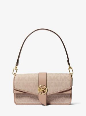 Greenwich Medium Logo Jacquard Shoulder Bag - Image 7