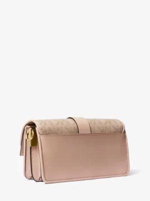 Greenwich Medium Logo Jacquard Shoulder Bag - Image 9