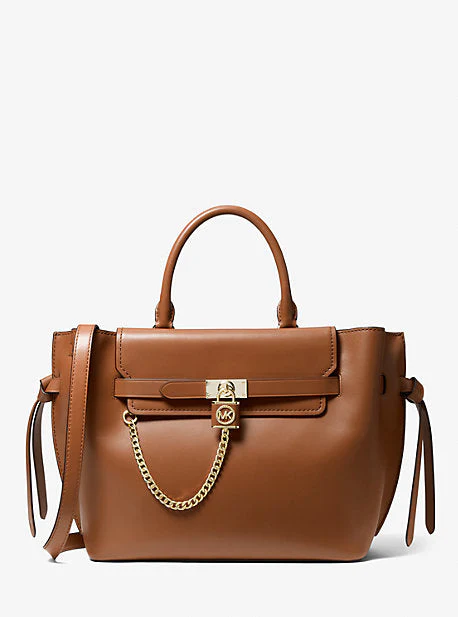 Hamilton Legacy Large Leather Belted Satchel - Image 10