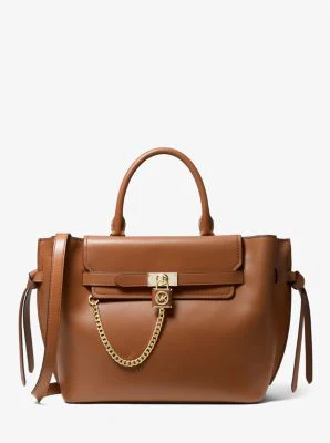 Hamilton Legacy Large Leather Belted Satchel - Image 11