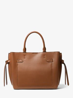 Hamilton Legacy Large Leather Belted Satchel - Image 14