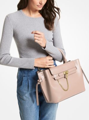 Hamilton Legacy Large Leather Belted Satchel - Image 18