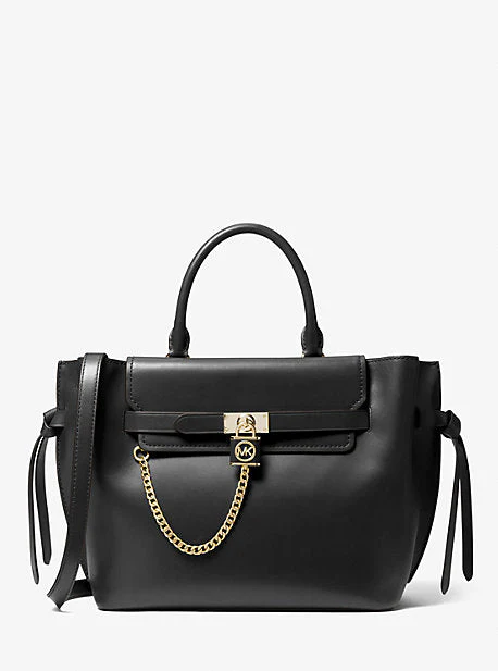 Hamilton Legacy Large Leather Belted Satchel - Image 19