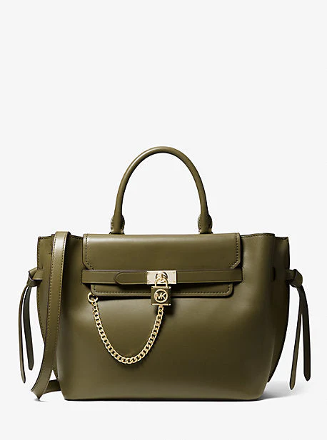 Hamilton Legacy Large Leather Belted Satchel - Image 26