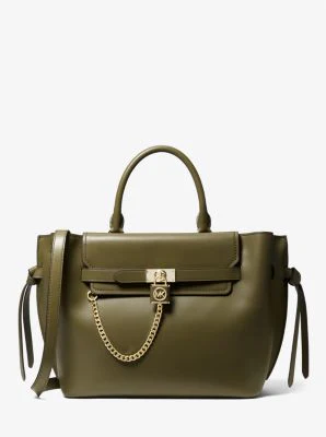 Hamilton Legacy Large Leather Belted Satchel - Image 27