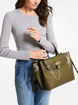Hamilton Legacy Large Leather Belted Satchel - Image 29