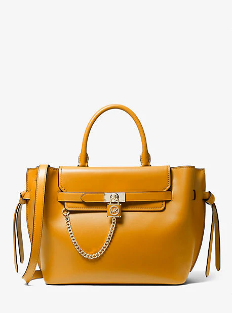 Hamilton Legacy Large Leather Belted Satchel - Image 36