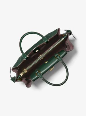 Hamilton Legacy Large Leather Belted Satchel - Image 7