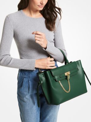 Hamilton Legacy Large Leather Belted Satchel - Image 8