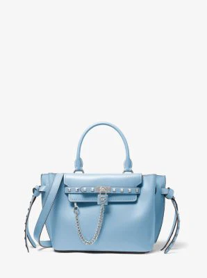 Hamilton Legacy Small Studded Leather Belted Satchel - Image 2