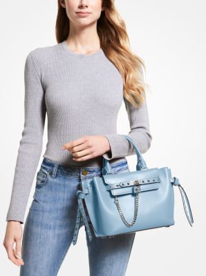 Hamilton Legacy Small Studded Leather Belted Satchel - Image 4