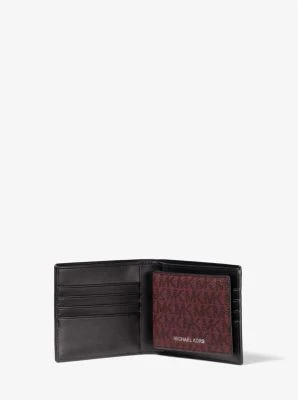 Harrison Logo Billfold Wallet With Passcase - Image 11