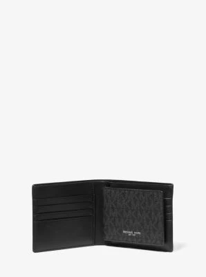 Harrison Logo Billfold Wallet With Passcase - Image 4