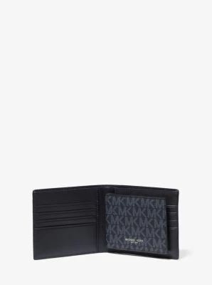 Harrison Logo Billfold Wallet With Passcase - Image 8