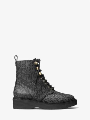 Haskell Animal Print Logo Canvas Boot - Image 18