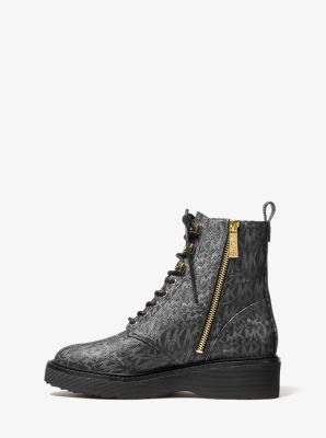 Haskell Animal Print Logo Canvas Boot - Image 19