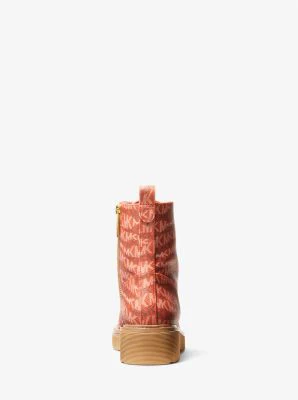 Haskell Animal Print Logo Canvas Boot - Image 5