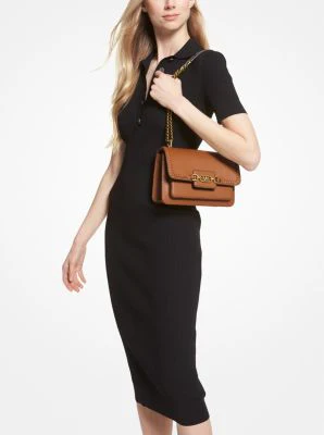 Heather Large Leather Shoulder Bag - Image 9