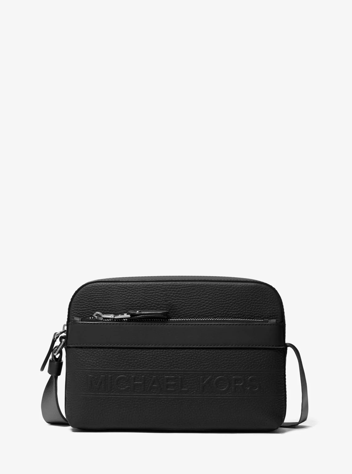 Hudson Pebbled Leather Utility Crossbody Bag - Image 5