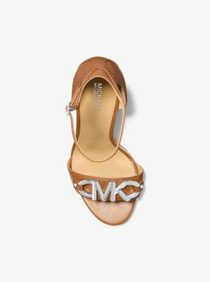 Izzy Embellished Leather Sandal - Image 8