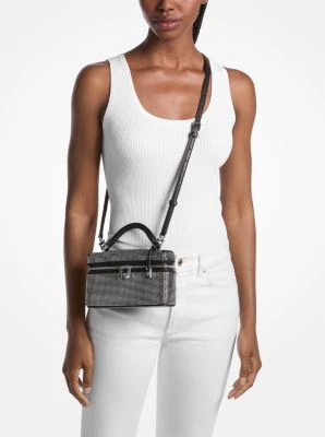 Jana Extra-Small Embellished Suede Convertible Crossbody Bag - Image 4