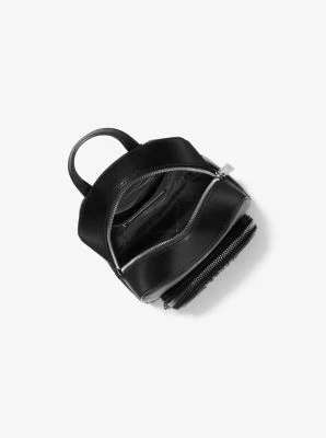 Jaycee Extra-Small Pebbled Leather Convertible Backpack - Image 9