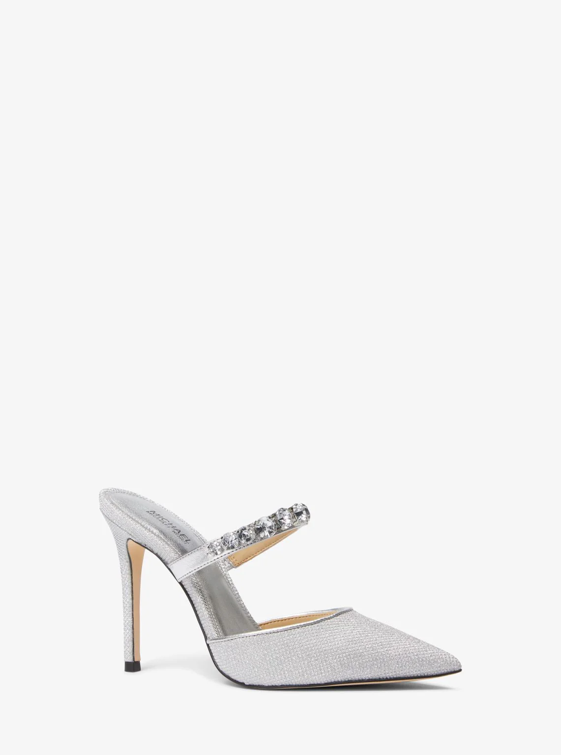 Jessa Embellished Glitter Mesh Mule - Image 5