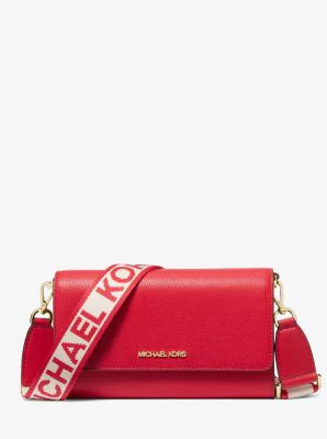 Jet Set Large Leather Crossbody Bag - Image 14