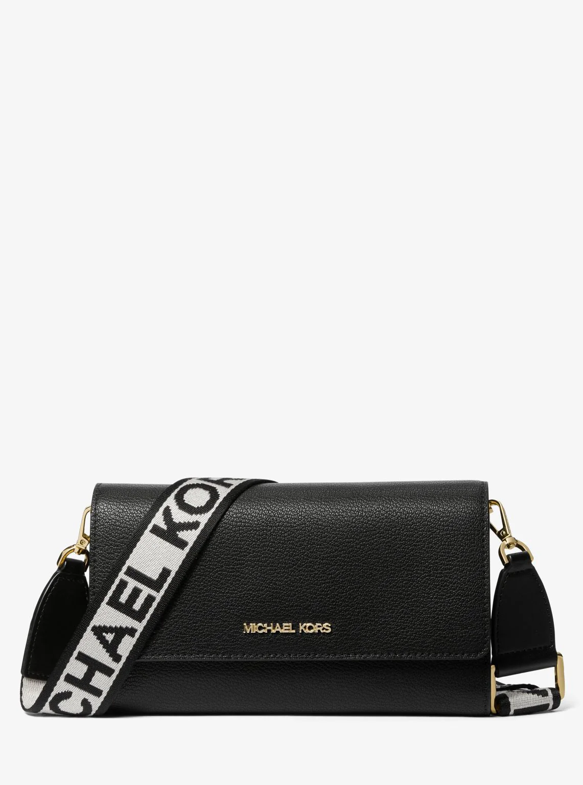 Jet Set Large Leather Crossbody Bag - Image 5