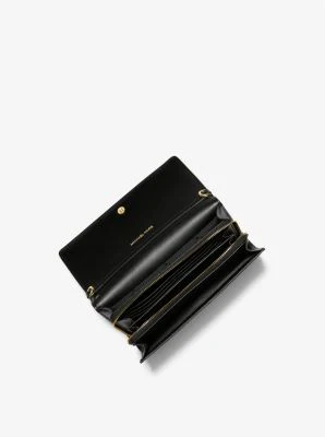 Jet Set Large Leather Crossbody Bag - Image 7