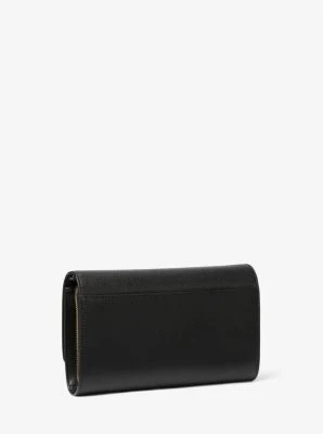 Jet Set Large Leather Crossbody Bag - Image 8