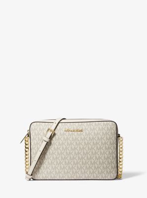 Jet Set Large Printed Logo Crossbody Bag - Image 10