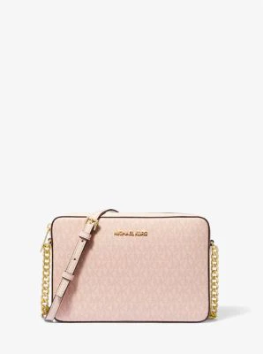 Jet Set Large Printed Logo Crossbody Bag - Image 14