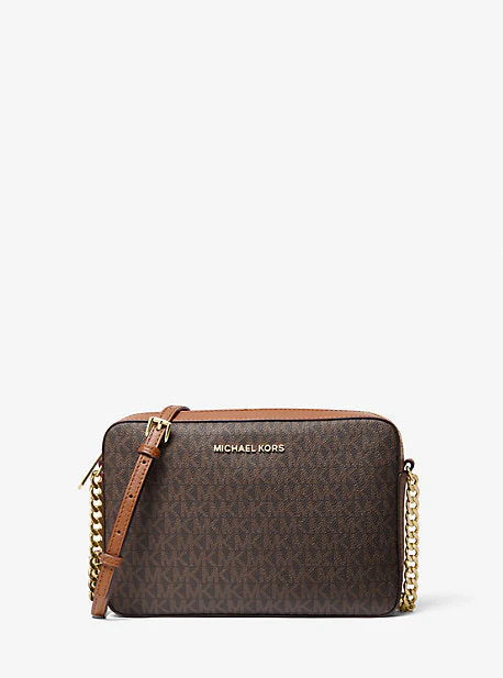Jet Set Large Printed Logo Crossbody Bag - Image 5