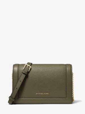 Jet Set Large Saffiano Leather Crossbody Bag - Image 11