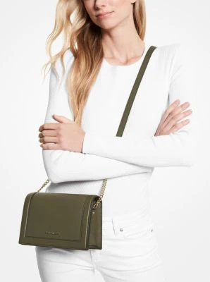 Jet Set Large Saffiano Leather Crossbody Bag - Image 13
