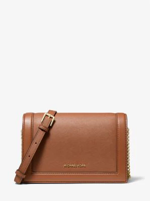 Jet Set Large Saffiano Leather Crossbody Bag - Image 16