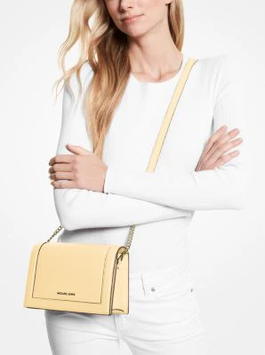 Jet Set Large Saffiano Leather Crossbody Bag - Image 4