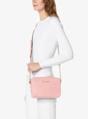 Jet Set Large Saffiano Leather Crossbody Bag - Image 19