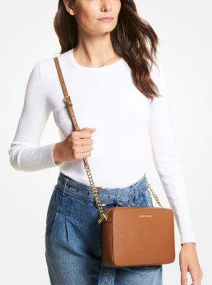 Jet Set Large Saffiano Leather Crossbody Bag - Image 24