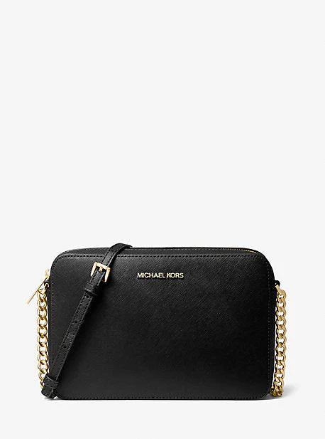 Jet Set Large Saffiano Leather Crossbody Bag - Image 26