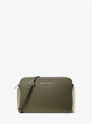 Jet Set Large Saffiano Leather Crossbody Bag - Image 37