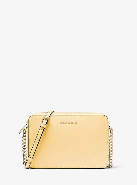 Jet Set Large Saffiano Leather Crossbody Bag - Image 44
