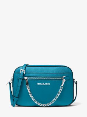Jet Set Large Saffiano Leather Crossbody Bag - Image 11
