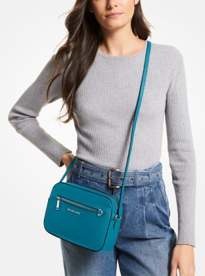 Jet Set Large Saffiano Leather Crossbody Bag - Image 14