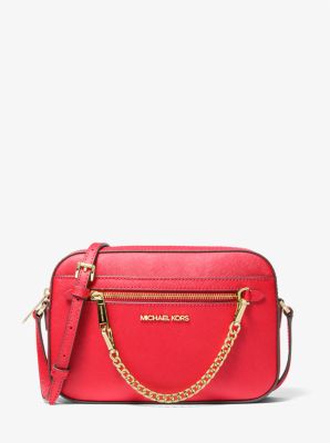 Jet Set Large Saffiano Leather Crossbody Bag - Image 105