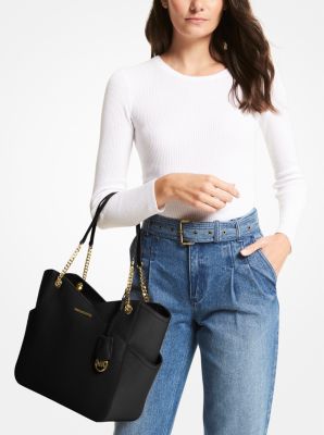 Jet Set Large Saffiano Leather Shoulder Bag - Image 12