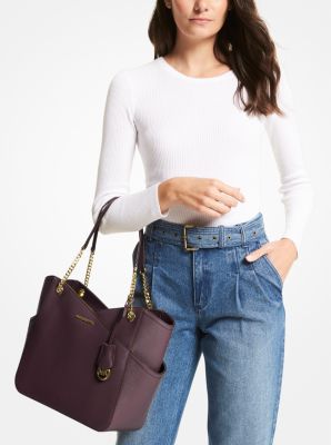 Jet Set Large Saffiano Leather Shoulder Bag - Image 16