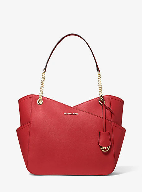Jet Set Large Saffiano Leather Shoulder Bag - Image 17
